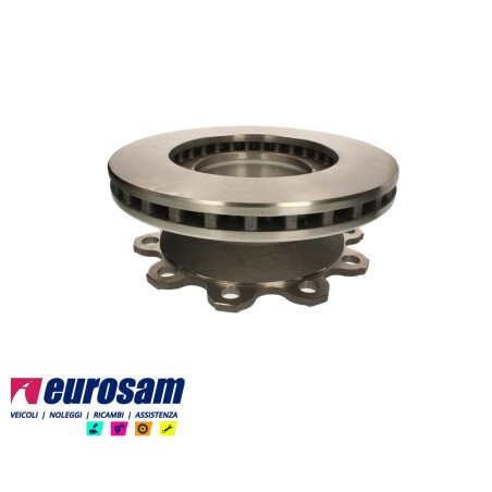 disco freni rimorchio - semirimorchio singolo senza colonnette per  acerbi - fruehauf:  9 ton smb impianto wabco