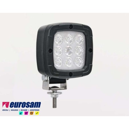 faro faretto da lavoro led 12/24/48v 6000k ip68 adr 1800 lm