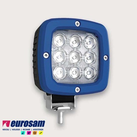 faro faretto da lavoro led in alluminio 12/24/48v 6000k ip68 2800 lm