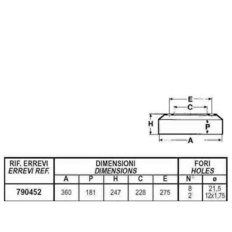 tamburo freno anteriore e posteriore per autocarro volvo: fl6 - fl612 -