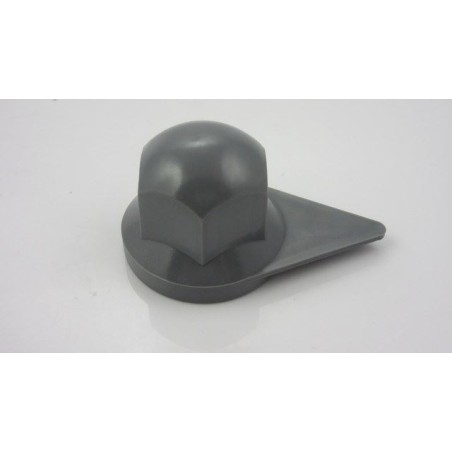 copribullone con indicatore di serraggio dado ruota d.33mm in plastica grigio