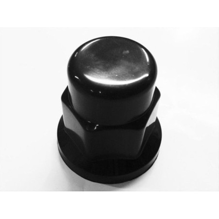 copribullone dado ruota plastica nero d.32 mm