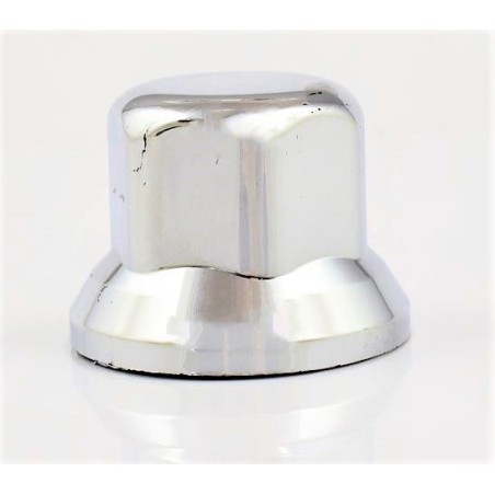 copribullone dado ruota plastica cromato d.32 mm