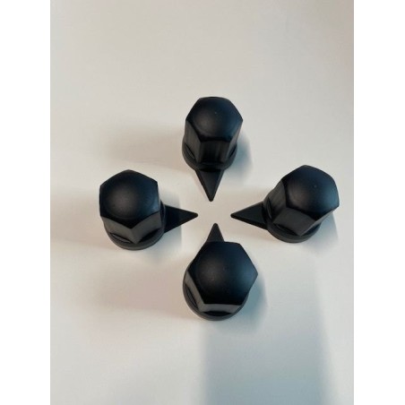 copribullone con indicatore di serraggio dado ruota d.32mm in plastica nero