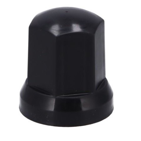 copribullone dado ruota plastica nero d.32 mm