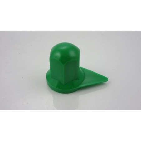 copribullone con indicatore di serraggio dado ruota d.32mm in plastica verde