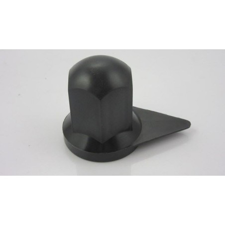 copribullone con indicatore di serraggio dado ruota d.32mm in plastica nero
