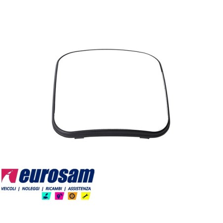 Vetro Specchio Grandangolo Riscaldato per Mercedes Actros MP1/MP2, Atego I, Axor I | 200x200 mm
