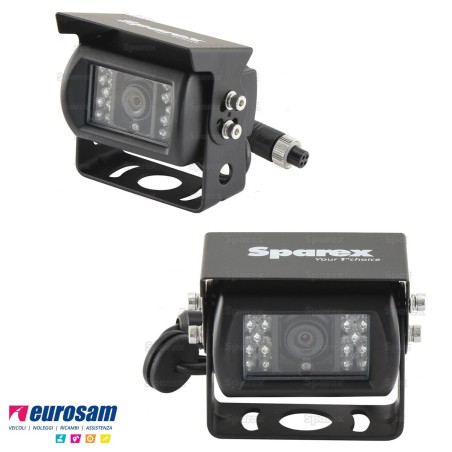 retrocamera 12/24v con visione notturna universale sparex