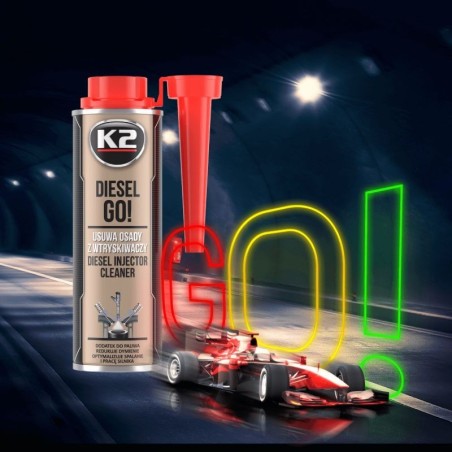 additivo pulizia impianto gasolio iniettori pompa diesel 250ml k2 diesel go
