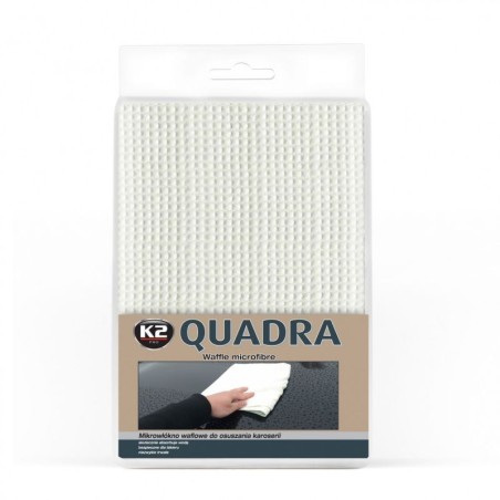 panno in microfibra asciugatura carrozzeria vetri auto k2 quadra wafer microfiber