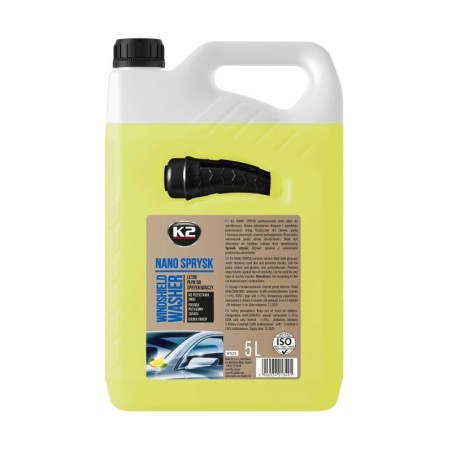liquido tergicristalli estivo pulizia vetri auto estivo 5lt k2 nano sprysk