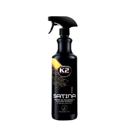 spray professionale inodore pulizia ripristino colore plastiche interne auto 1 lt k2 satina pro