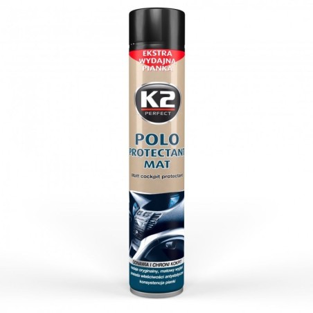 spray pulizia ripristino plastiche interne auto anti-riflesso 750ml k2 polo protectant