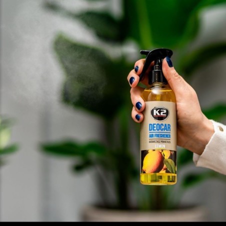 deodorante spray interni auto profumo limone 250 ml k2 deocar