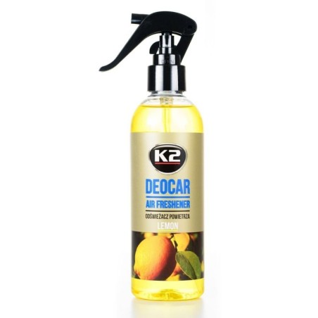 deodorante spray interni auto profumo limone 250 ml k2 deocar