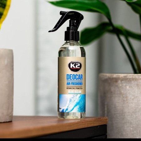 deodorante spray interni auto profumo oceano 250 ml k2 deocar