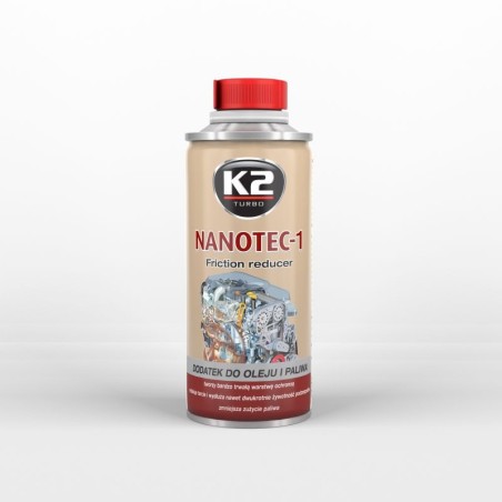 additivo trattamento anti-frizione olio motore cambio 250ml k2 nanotec
