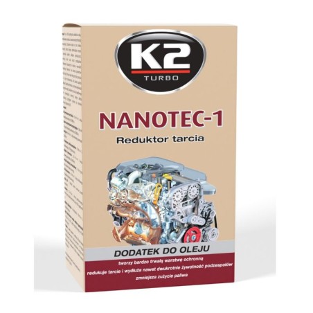 additivo trattamento anti-frizione olio motore cambio 250ml k2 nanotec
