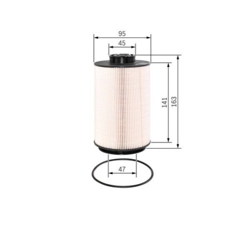 filtro gasolio motore volvo fe fl renault midlum premium