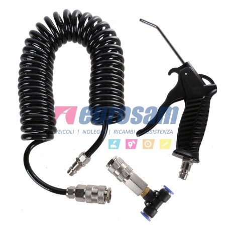 kit pistoletta aria pulizia cabina d.8 universale autocarro