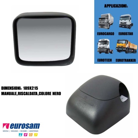 coppa specchio grandangolo iveco eurocargo eurotech eurostar eurotrakker