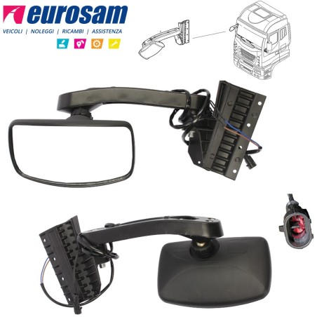 specchio completo frontale dx angolo morto cabina iveco eurocargo stralis trakker
