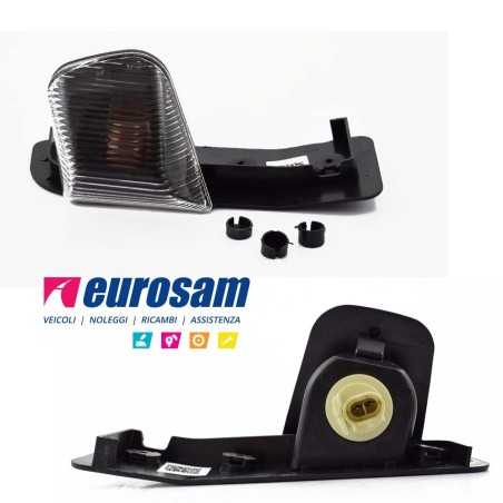 fanalino freccia bianco destro dx su pedana salita iveco stralis trakker 3 fori