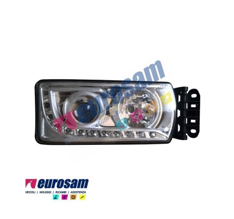 proiettore faro destro con...