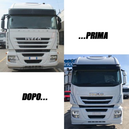 kit modifica proeiettori fari anteriori iveco eurocargo stralis