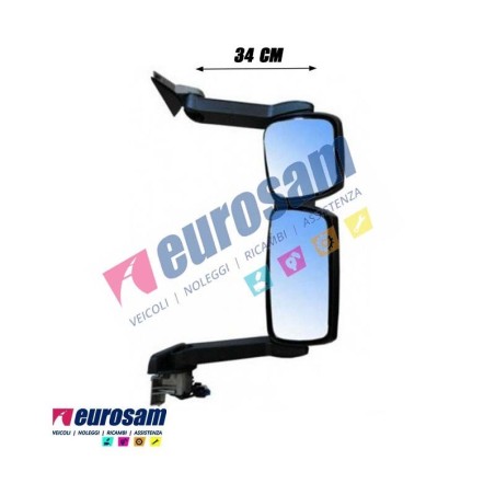 braccio specchio retrovisore lungo dx iveco stralis eurocargo