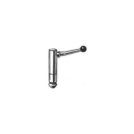 perno a manetta normale per gancio traino manuale diametro 45,5mm.