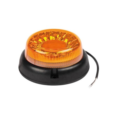 lampeggiante led arancio 12v 24v basso magnetico con cavo