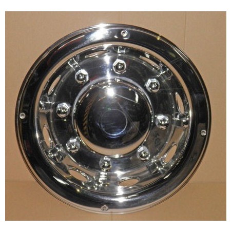 copriruota posteriore acciaio inox cerchio 19,5
