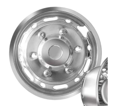 copriruota anteriore inox...
