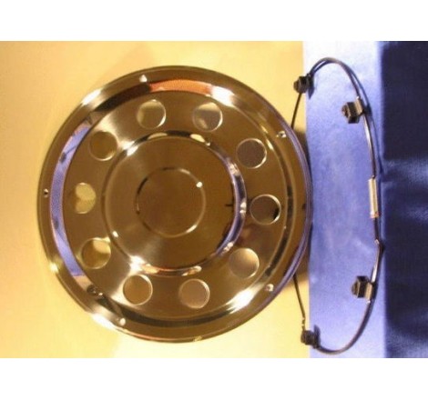 copriruota posteriore inox...