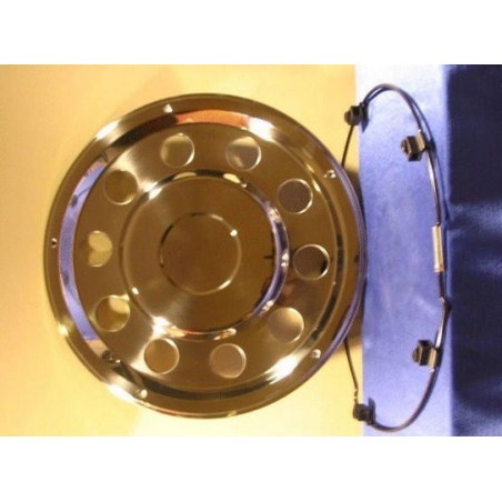 copriruota posteriore inox per cerchio 22,5