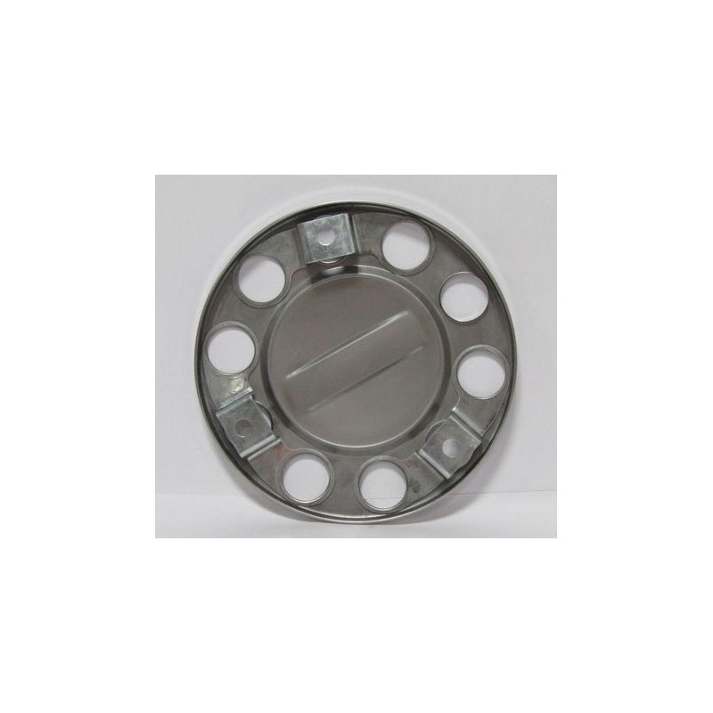 anello copriruota 10 fori inox cerchio 22,5 tre punti fissaggio A2A...