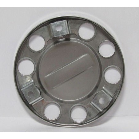 anello copriruota 10 fori inox cerchio 22,5 tre punti fissaggio