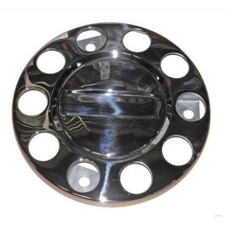 anello copriruota 10 fori inox cerchio 22,5 tre punti fissaggio