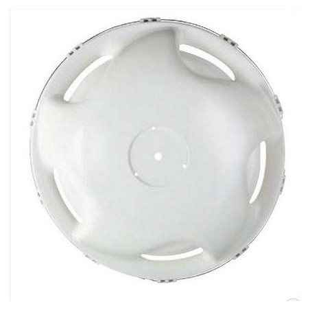 copriruota anteriore plastica bianca cerchio 19,5