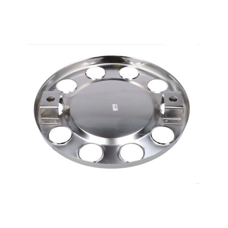 anello copriruota inox cerchio 10 fori 22,5 foro 26mm CM10XP
