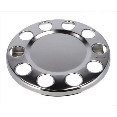 anello copriruota inox cerchio 10 fori 22,5 foro 26mm