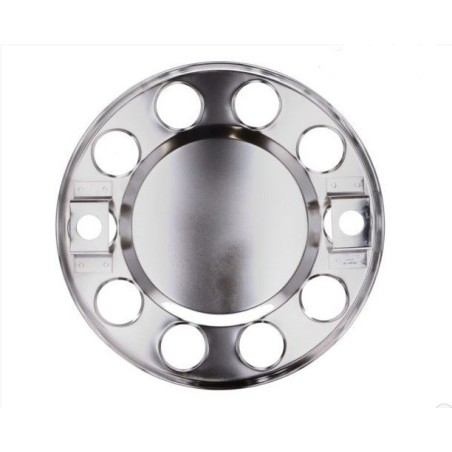anello copriruota inox cerchio 10 fori 22,5 foro 26mm