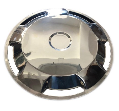 copriruota posteriore inox...