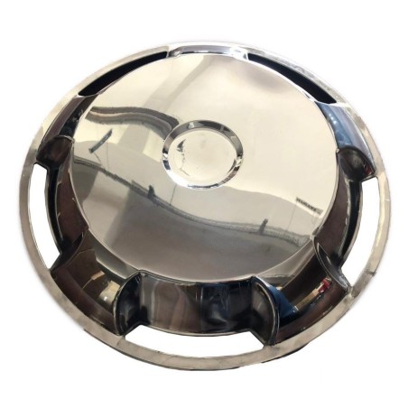 copriruota anteriore inox cerchio 22,5 mercedes
