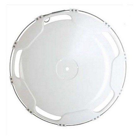 anello copriruota posteriore in plastica bianca mb travego