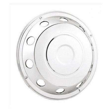 anello copriruota anteriore inox cerchio 19,5