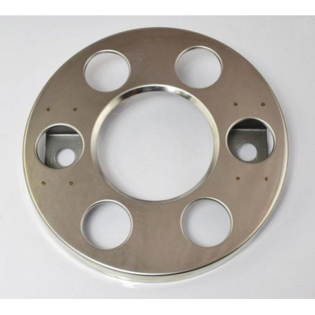 anello copriruota inox 6 fori per cerchio 17,5