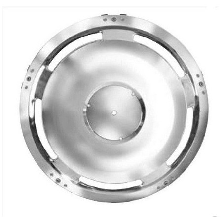 copriruota anteriore inox cerchio 19,5